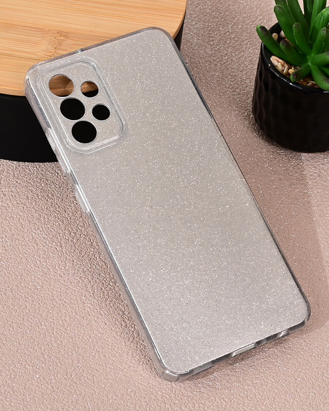 Torbica Sparkle Dust za Samsung A325F Galaxy A32 4G (EU) srebrna
