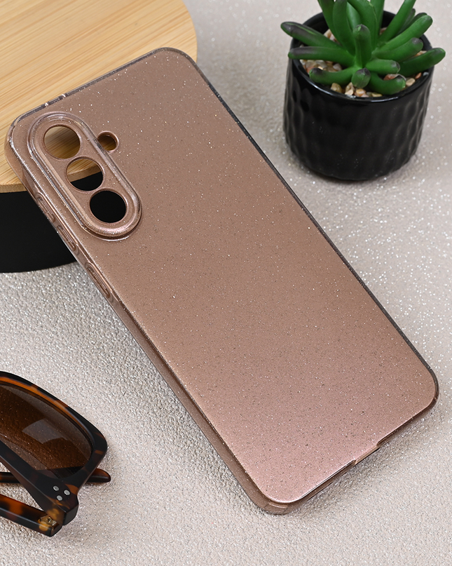 Torbica Sparkle Dust za Samsung A366B Galaxy A36 5G roze zlatna
