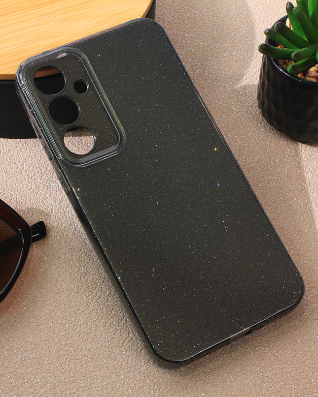 Torbica Sparkle Dust za Samsung A556B Galaxy A55 5G srebrna
