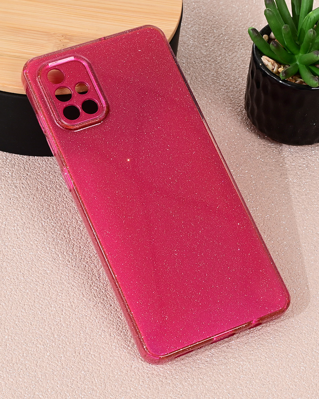 Torbica Sparkle Dust za Samsung A715F Galaxy A71 bordo