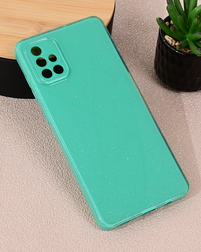 Torbica Sparkle Dust za Samsung A715F Galaxy A71 mint