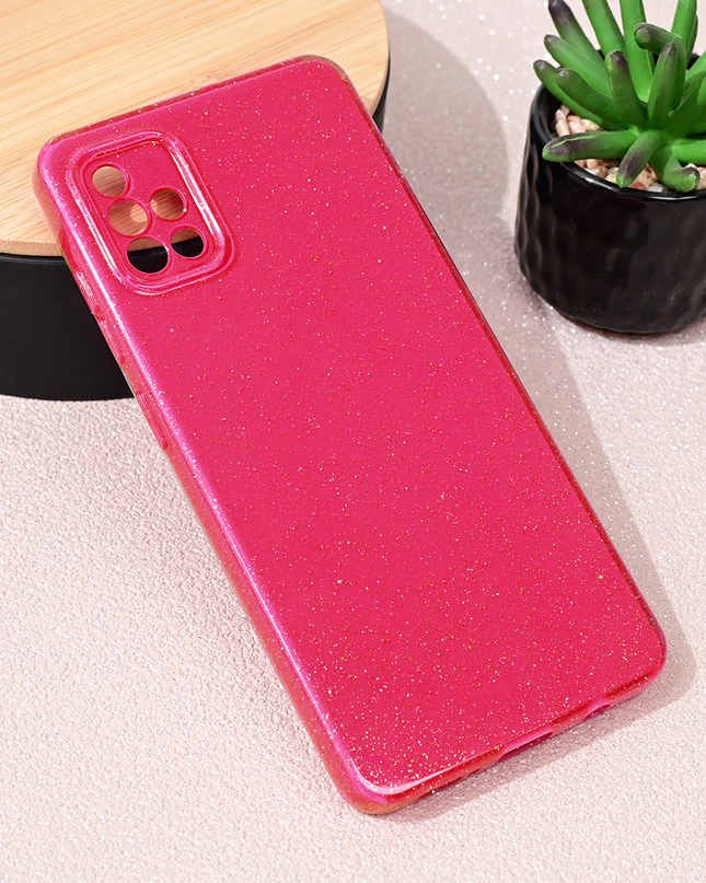 Torbica Sparkle Dust za Samsung A715F Galaxy A71 tamno pink