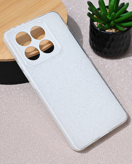 Torbica Sparkle Dust za Xiaomi 14T bela