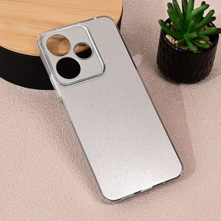 Torbica Sparkle Dust za Xiaomi Redmi 13 4G srebrna