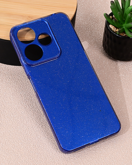 Torbica Sparkle Dust za Xiaomi Redmi 13 4G tamno plava