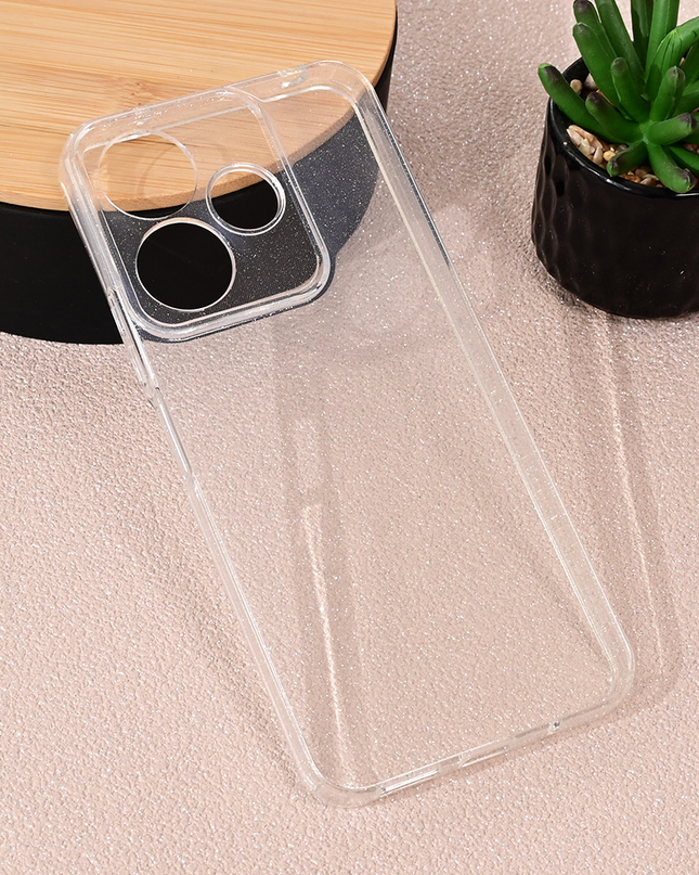 Torbica Sparkle Dust za Xiaomi Redmi 13 4G transparent