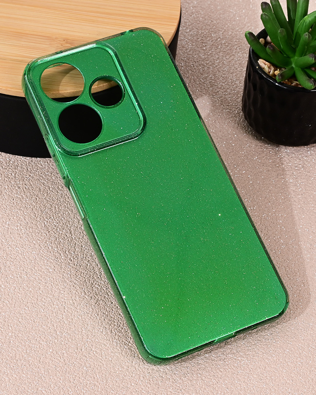 Torbica Sparkle Dust za Xiaomi Redmi 13 4G zelena