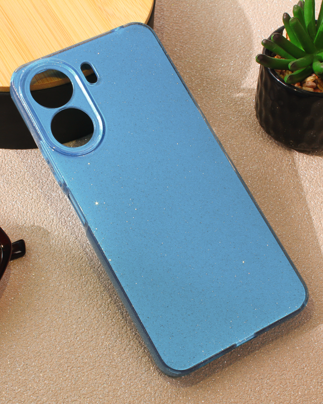 Torbica Sparkle Dust za Xiaomi Redmi 13C plava
