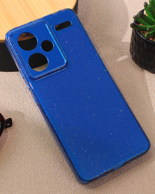 Torbica Sparkle Dust za Xiaomi Redmi Note 13 Pro Plus tamno plava