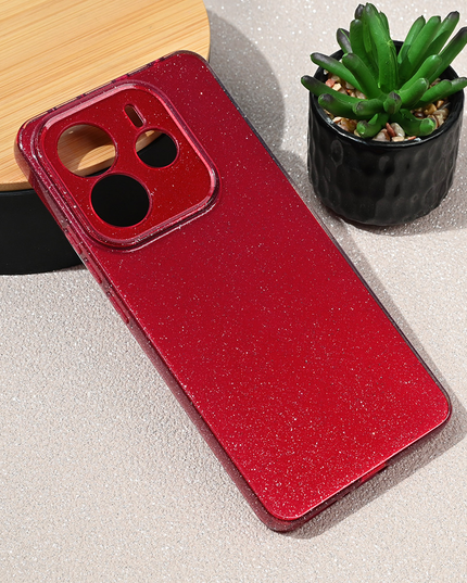 Torbica Sparkle Dust za Xiaomi Redmi Note 14 5G bordo