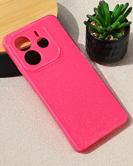 Torbica Sparkle Dust za Xiaomi Redmi Note 14 5G pink