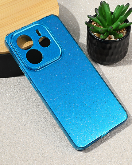 Torbica Sparkle Dust za Xiaomi Redmi Note 14 5G svetlo plava