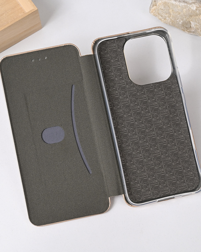 Torbica Teracell Flip Cover za Honor 400 Lite zlatna