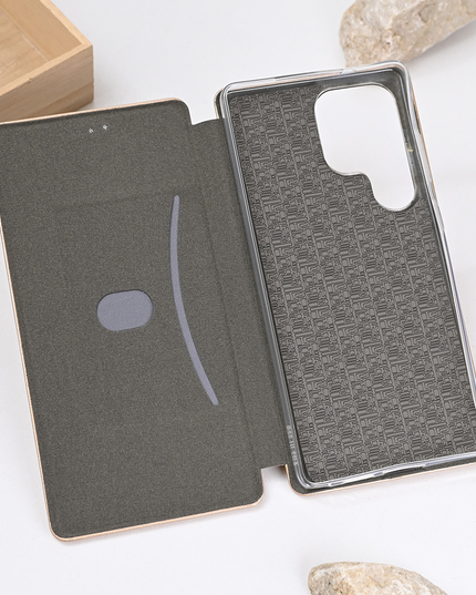 Torbica Teracell Flip Cover za Samsung S938B Galaxy S25 Ultra zlatna