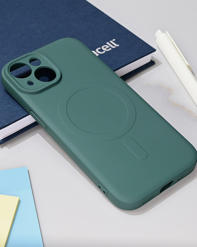 Torbica Teracell Giulietta Magsafe za iPhone 15 6.1 tamno zelena