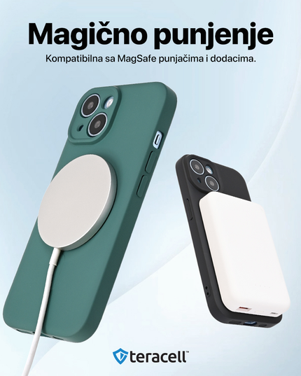 Torbica Teracell Giulietta Magsafe za iPhone 16 Pro 6.3 tamno ljubicasta