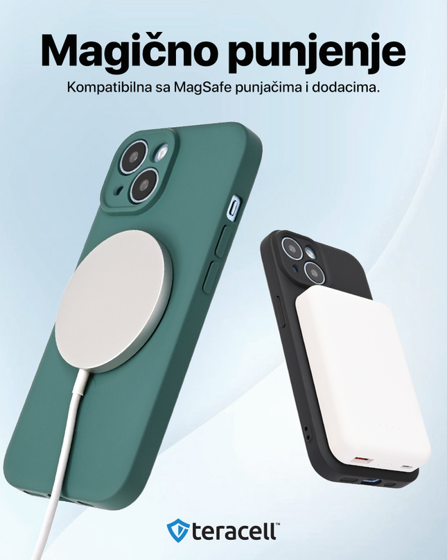 Torbica Teracell Giulietta Magsafe za iPhone 16 Pro 6.3 tamno ljubicasta