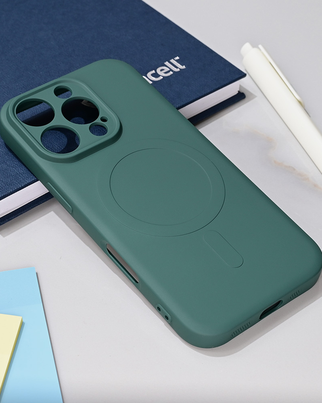 Torbica Teracell Giulietta Magsafe za iPhone 16 Pro 6.3 tamno zelena