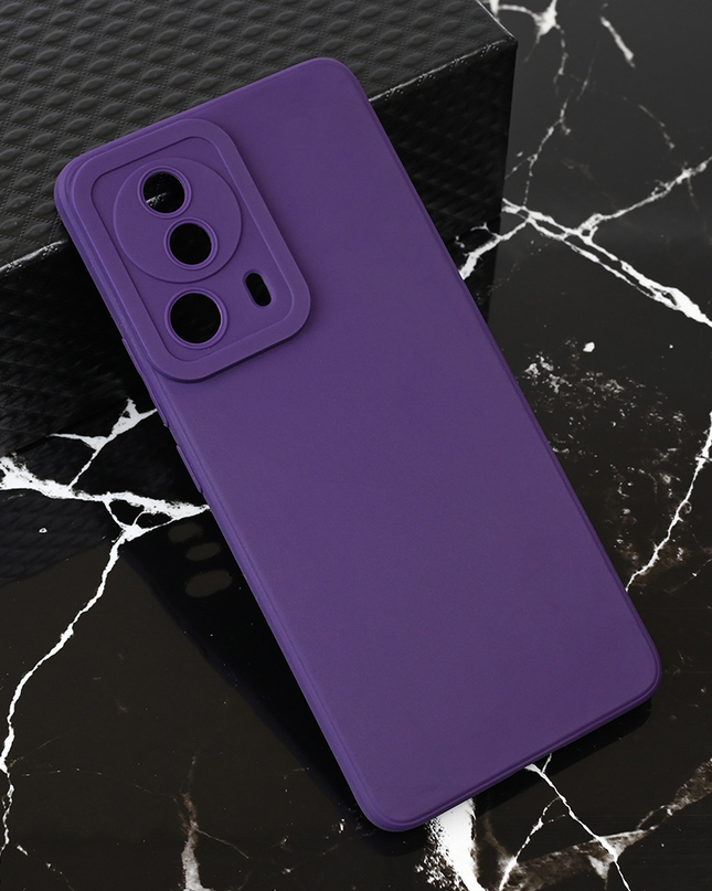 Torbica Teracell Giulietta za Xiaomi 13 Lite mat tamno ljubicasta