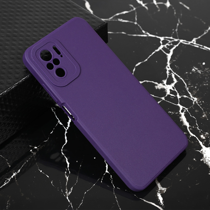 Maska Teracell Giulietta za Xiaomi Redmi Note 10 4G/Note 10s mat tamno ljubicasta