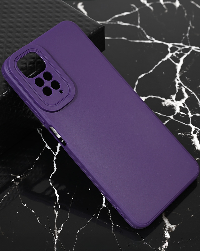 Maska Teracell Giulietta za Xiaomi Redmi Note 11/Note 11S mat tamno ljubicasta