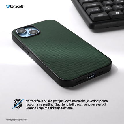 Torbica Teracell Scrub za Honor 200 Pro tamno zelena