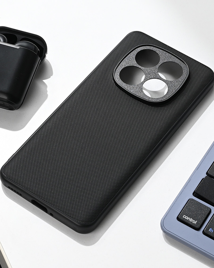 Torbica Teracell Scrub za Xiaomi Redmi Note 14 Pro Plus crna
