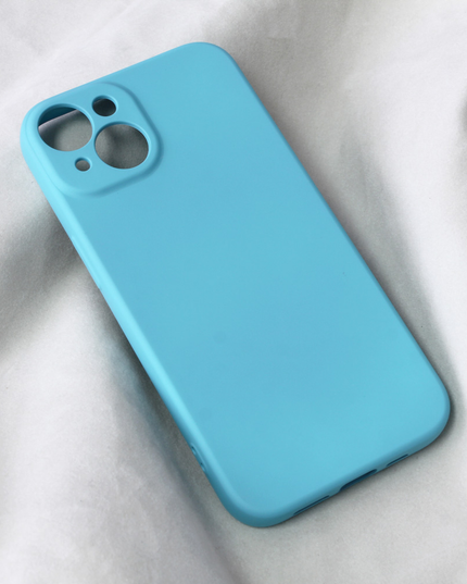 Torbica Teracell Soft Velvet za iPhone 14 6.1 mint