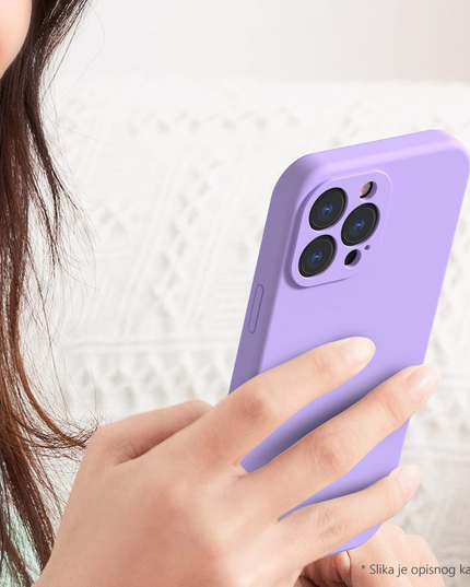 Torbica Teracell Soft Velvet za iPhone 16e 6.1 crna
