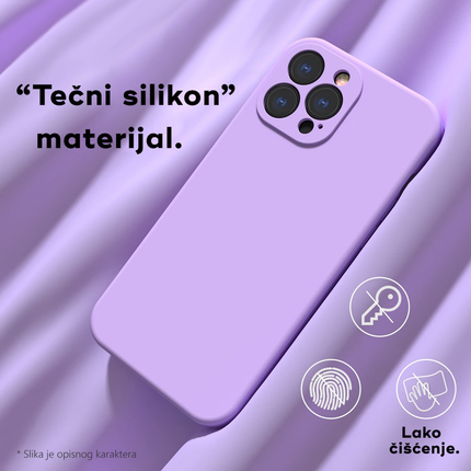 Torbica Teracell Soft Velvet za Samsung G990 Galaxy S21 FE plava