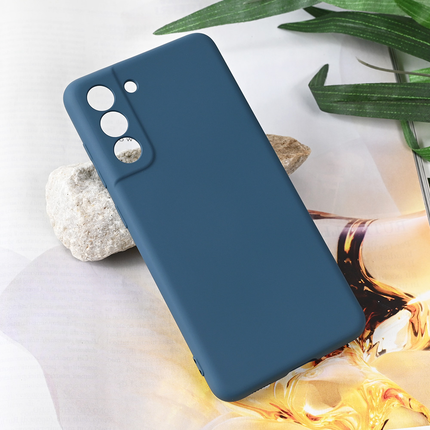 Torbica Teracell Soft Velvet za Samsung G990 Galaxy S21 FE plava