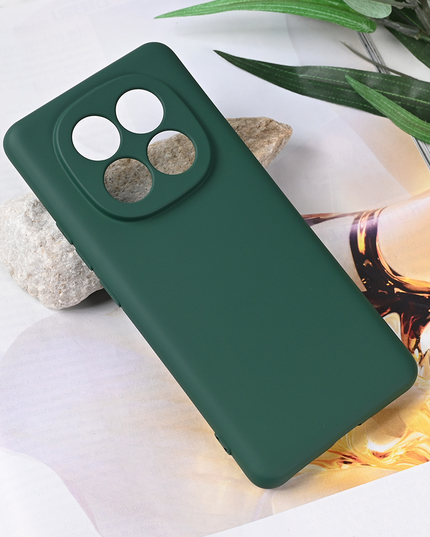 Torbica Teracell Soft Velvet za Xiaomi Redmi Note 14 Pro Plus tamno zelena