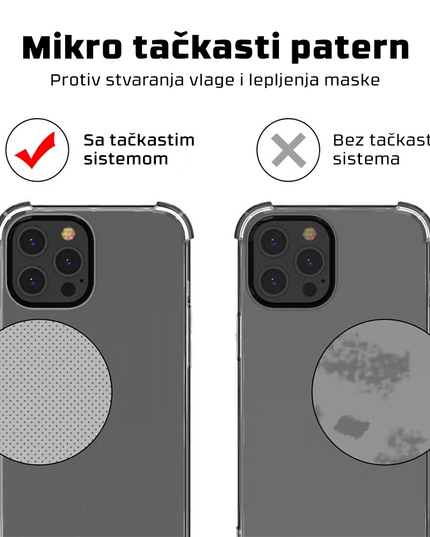 Torbica Transparent ice Cube za Xiaomi Redmi Note 14S (EU)