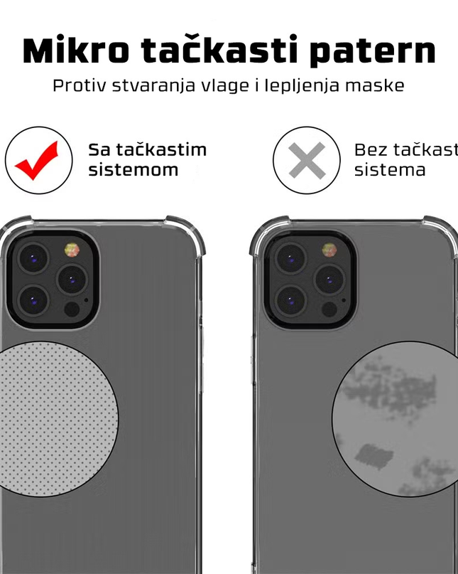 Torbica Transparent ice Cube za Xiaomi Redmi Note 14S (EU)