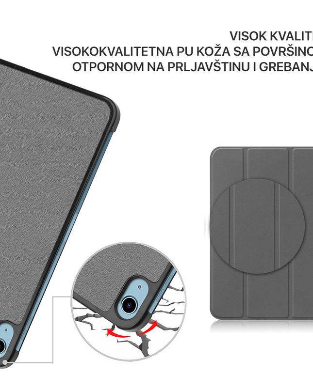 Torbica Ultra Slim za iPad Air 6 11.0 2024 siva